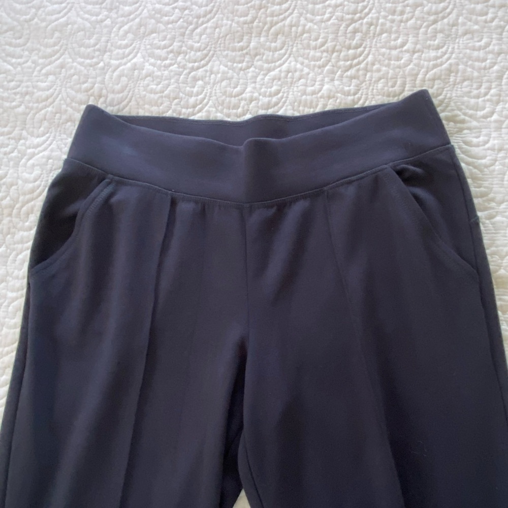 STYLUS Navy Joggers Pull On Stretch Waist Pockets Athleisure Gorpcore - Picture 6 of 13